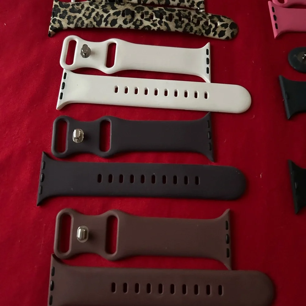 Stylish Wearable Bands Set - Black, Pink, Brown, Cream